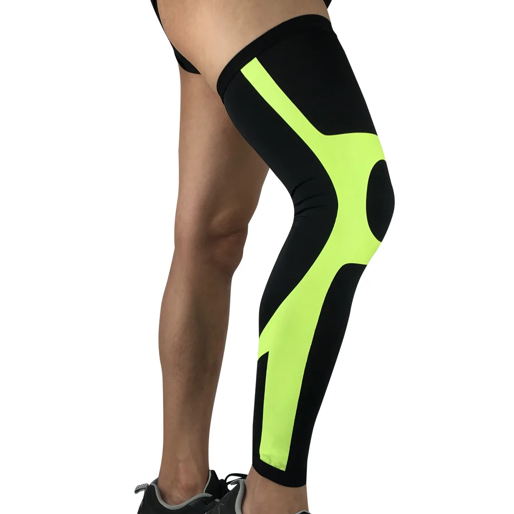 Genouillères de sport à compression élastique, équipement de protection pour les cuisses et les jambes, SPSLF0058