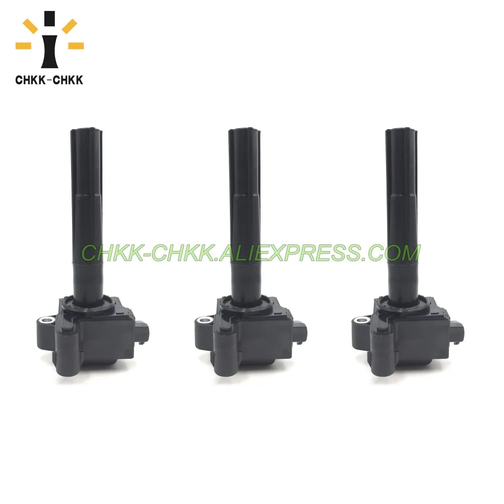 CHKK-CHKK Ignition Coils 3PCS  90919-02215 9091902215 for Toyota Various 96-03 Avalon Camry Sienna Solara V6 C1040