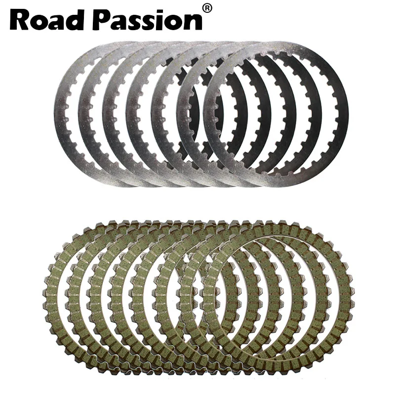 Road Passion Motorcycle Clutch Friction & Steel Plates Kit For Harley FXDS-Conv FXDB-D FXRS-Conv FXLR FXDL FXRS-SP FXDB FXD