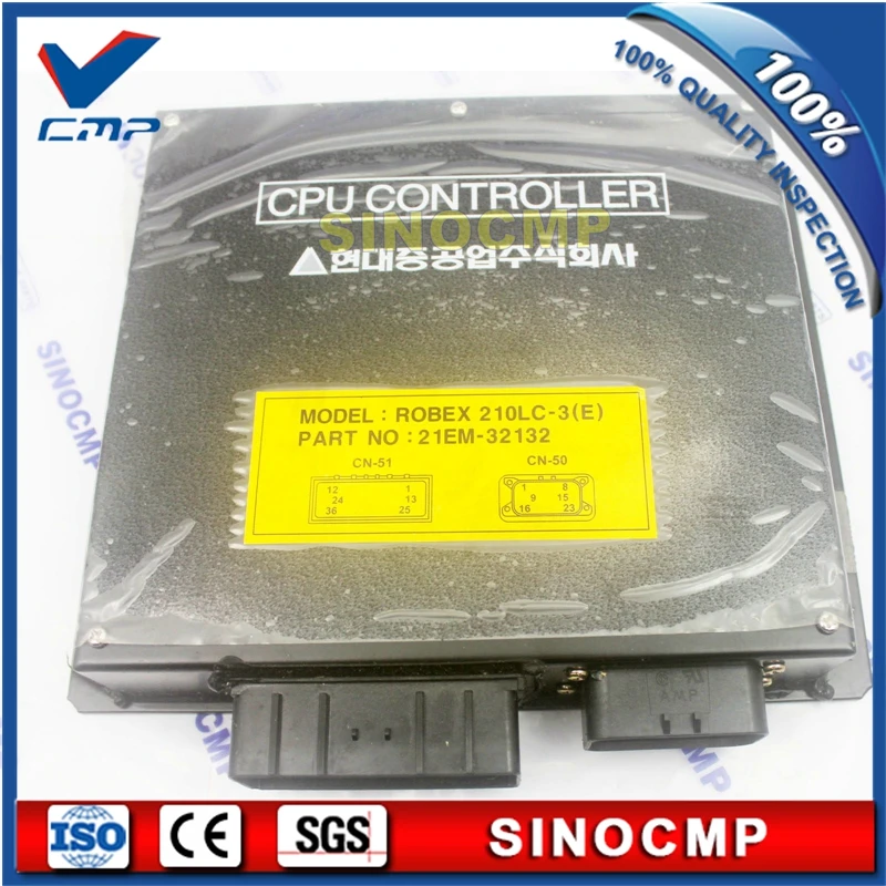 

ECU Controller 21EM-32132 control unit for Hyundai Robex R210-3 Excavator