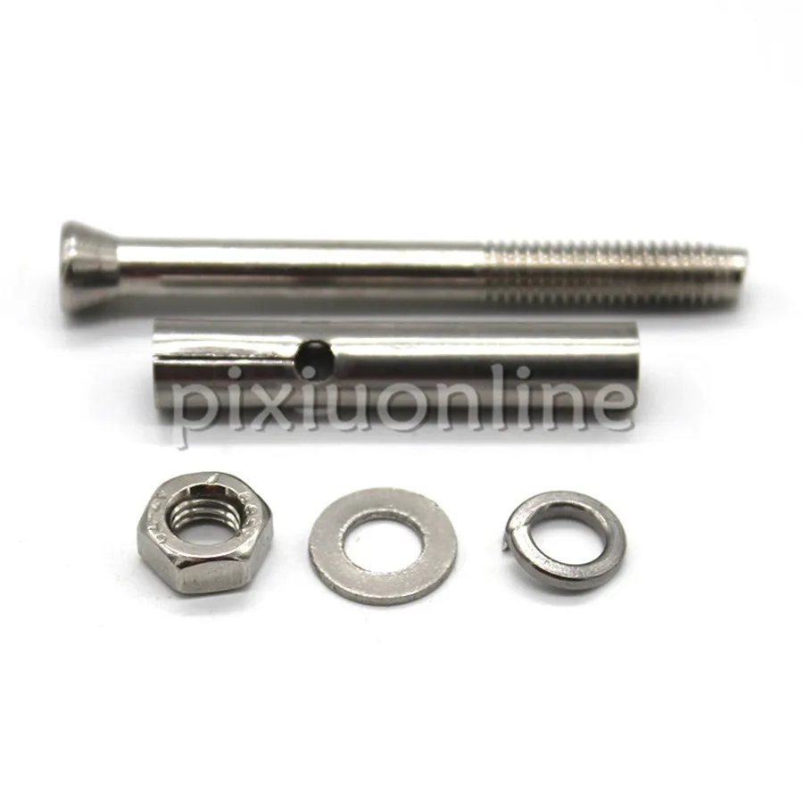 3pcs/pack J779 Standard M6 6*60mm Expansion Anchoring Setscrew Stainless Steel Material