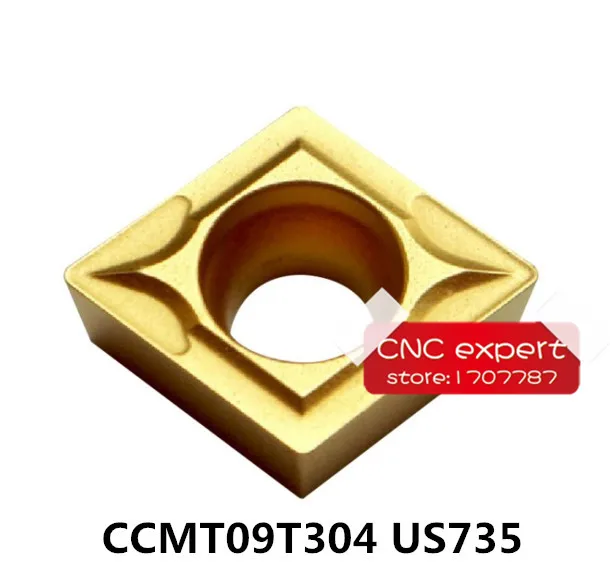 

Твердосплавная вставка CCMT09T302 US735/CCMT09T304 US735/CCMT09T308 US735, станок с ЧПУ с лезвием, подходит для нержавеющей стали