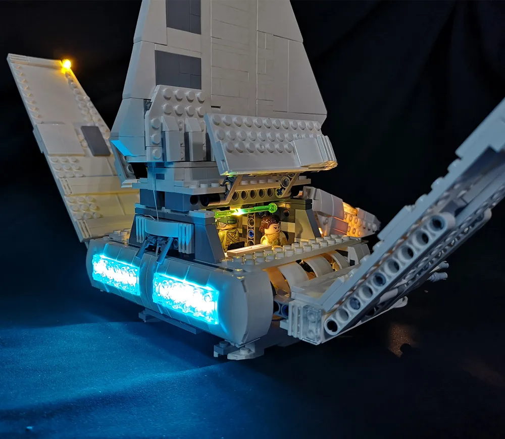 LED Light Kit For 75094 And 07101 The Imperial Shuttle Tydirium Building  DIY Toys Set (Not Included Building Blocks)