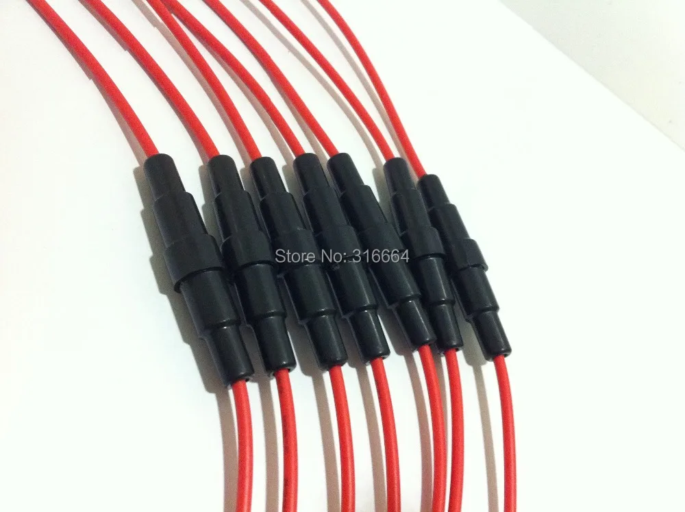 100PCS/lot  Auto Fuse Car In-Line Waterproof Auto Fuse Holder. Automotive Fuse holder ,