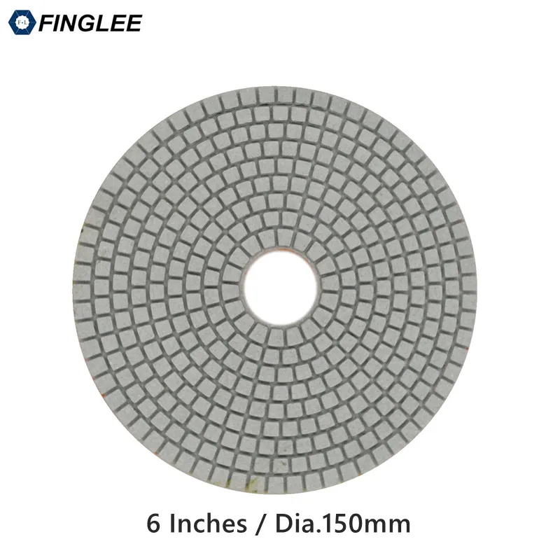 

1pcs/lot 6inch 150mm Granite,marble,Concrete Ceramic Wet Diamond polishing pads