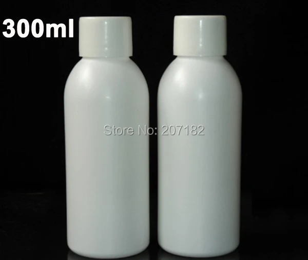 (100 Cái/lốc) 300Ml/300CC HDPE Bình, Bình Sữa, Chất Lỏng Bình, bình Rỗng Với Viền Nhôm Miếng Lót