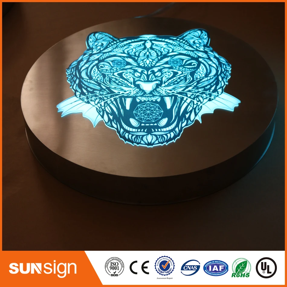 LED akrylowy znak litera z kaseton LED