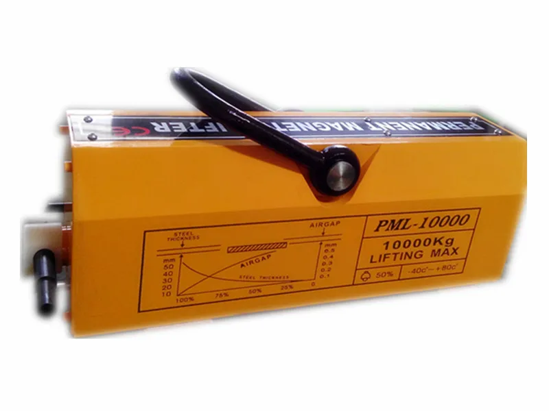 Magnete di sollevamento resistente della gru del sollevatore magnetico d'acciaio 10000 KG 22000lb