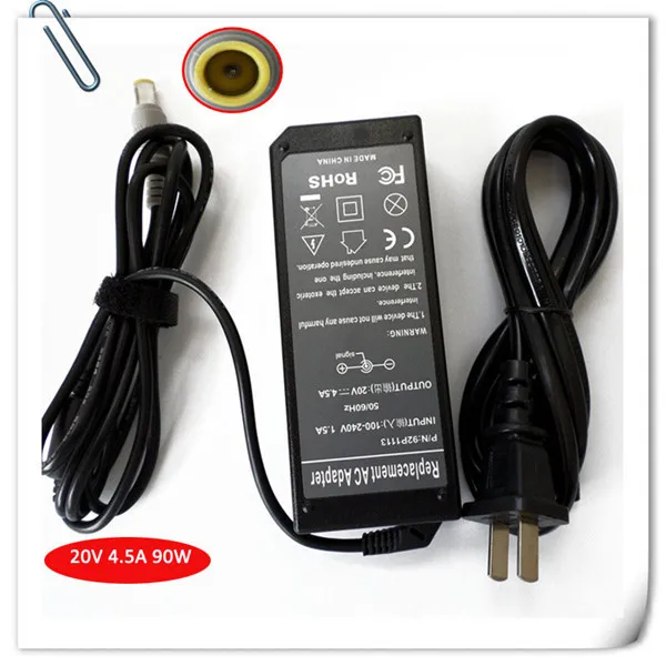 90W AC Adapter for IBM ThinkPad T500 T510i T520 X120e X220 X300 W500 W510 W700 laptop ac adapter 20V 4.5A cargador universal