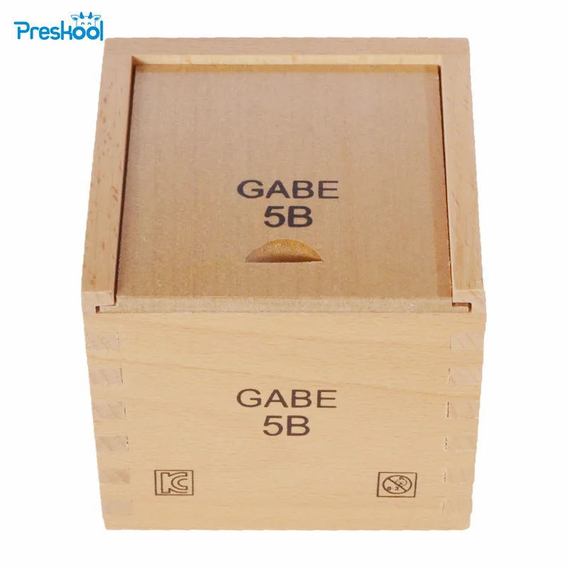 Baby Kids Toys Creative Developing Wood Cube Froebel Gabe 5B Learning Educational Preschool Training Brinquedos Juguets