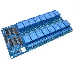 2016 China Wholesale 5V 16 Channel Relay Module for arduino ARM PIC AVR DSP Electronic Relay Plate Belt optocoupler isolation