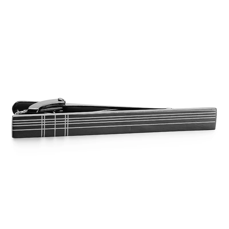 XKZM 14 Styles Formal Men\'s Necktie Tie Clip Pin Laser Engraving Clasp Tie Bar Wedding Slim Tie Clips For Men Suits Accessories