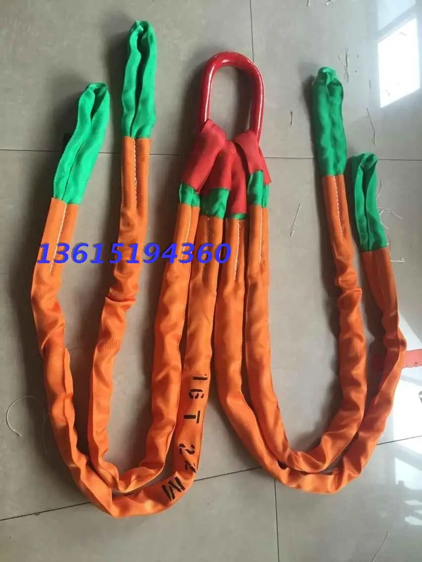 Lifting sling rigging sets 8 tons four leg combination sling four fork flexible combination sling 8T1M2M3M4M