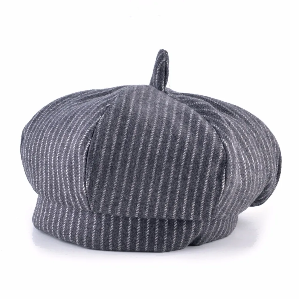 Cotton hats for Boys Berets Spring Casual Peaked cap kids Gorras Planas Children Striped Newsboy Caps girls Autumn Beret bone