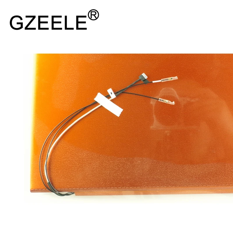 GZEELE Used Laptop LCD Top Cover For Lenovo U330P U330 NO Touch LCD Rear Lid Back Cover orange 90203125 3CLZ5LCLV70 top case