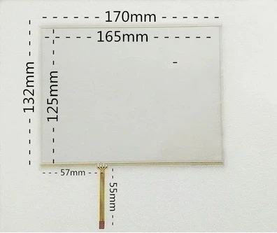 

170*132 new 8 inch 4 wire resistance touch screen industrial control equipment 170mm*132mm