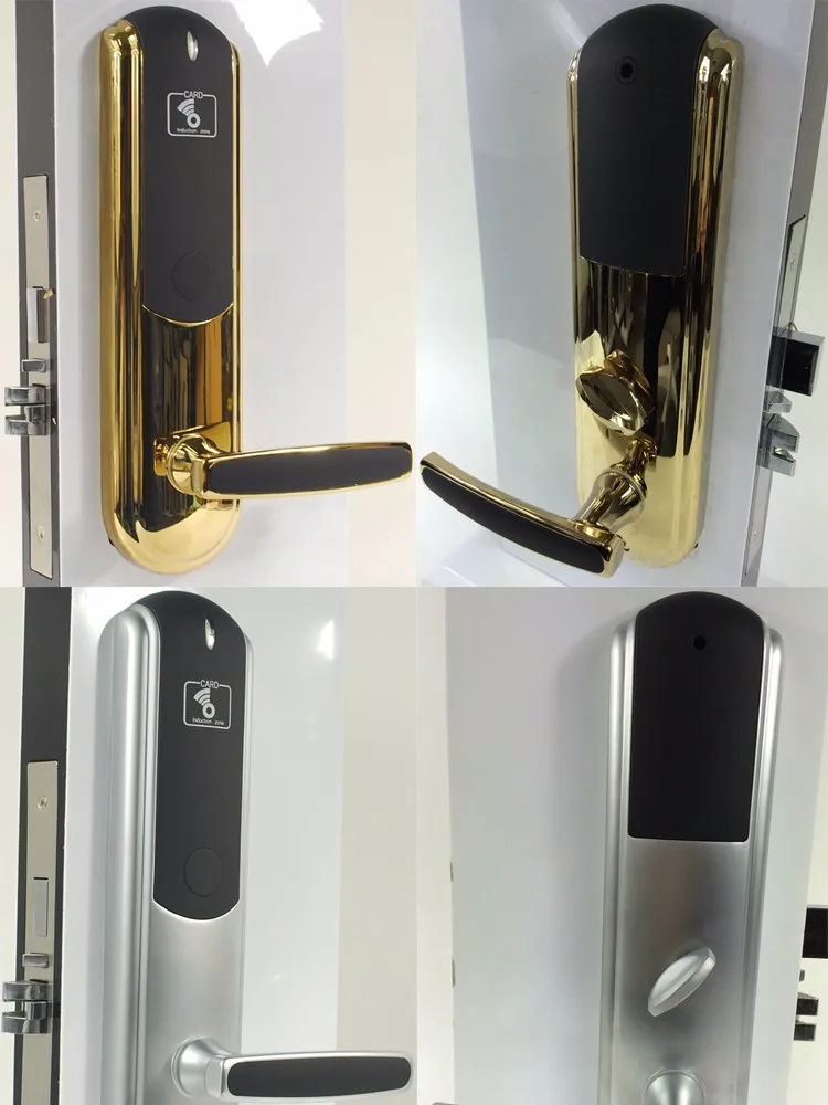 ZIYUE RF Card Key Reader Digital Door Lock Hotel  Electronic Hotel Door Lock Manufacturers ET830RF