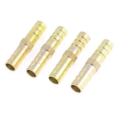 5 pcs Ar Gás 8mm de Diâmetro De Bronze Em Linha Reta Mangueira Joiner