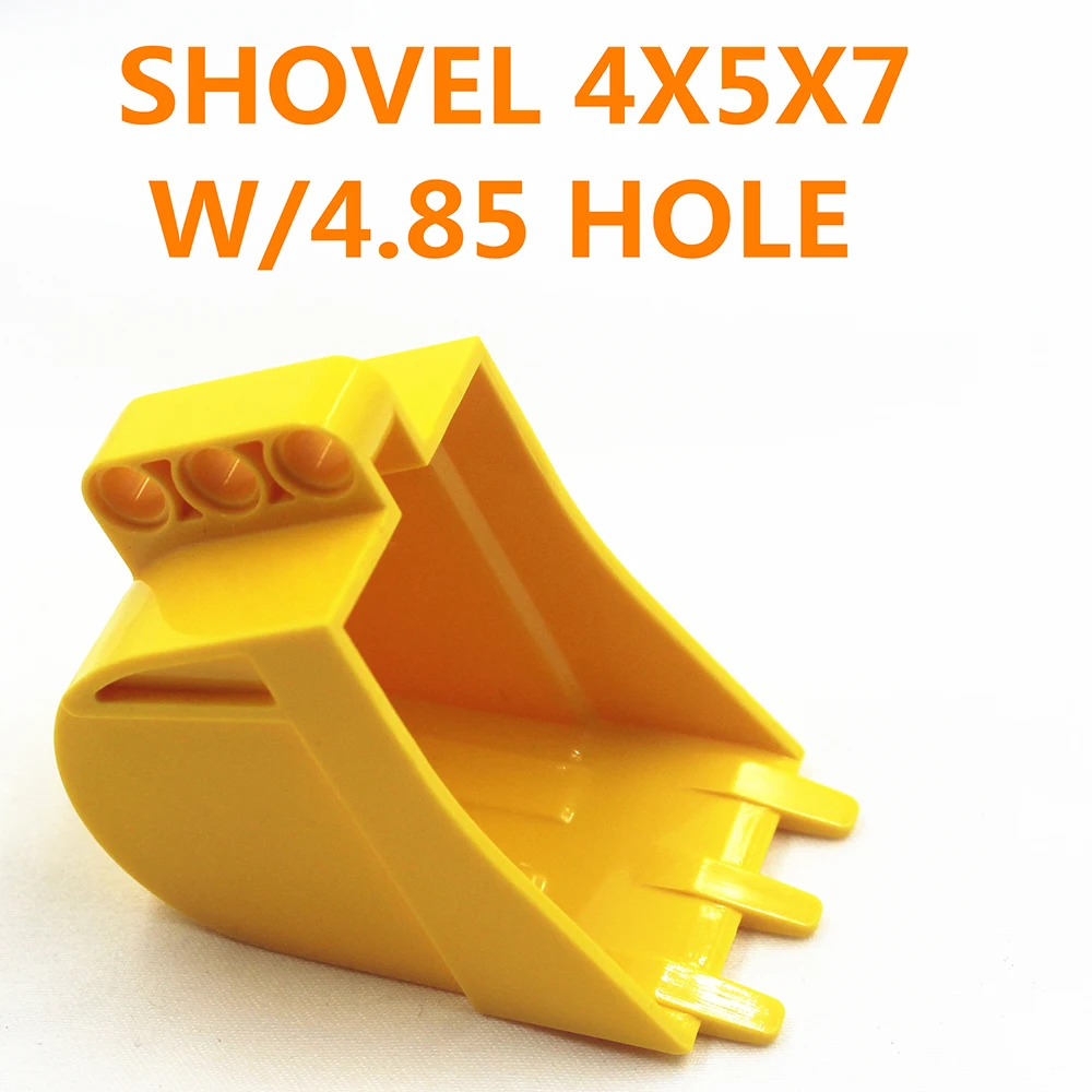 Building Blocks MOC Technical Parts 4pcs SHOVEL 4X5X7 W/ 4.85 HOLE compatible with major brand for kids boys toy NOC-6145856