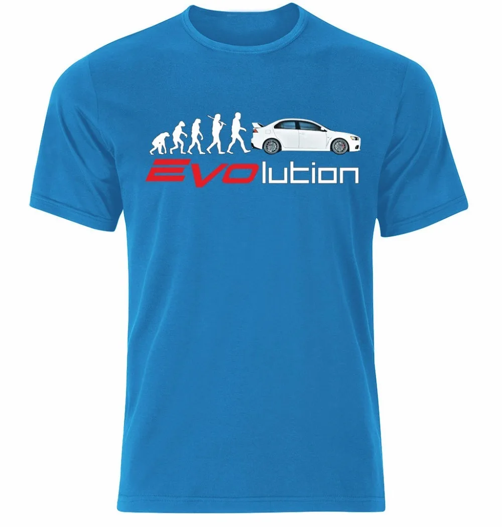 تي شيرت رجالي ماركة Lancer Evo Ix X XI XII Fans Evolution Size S-Xxxl