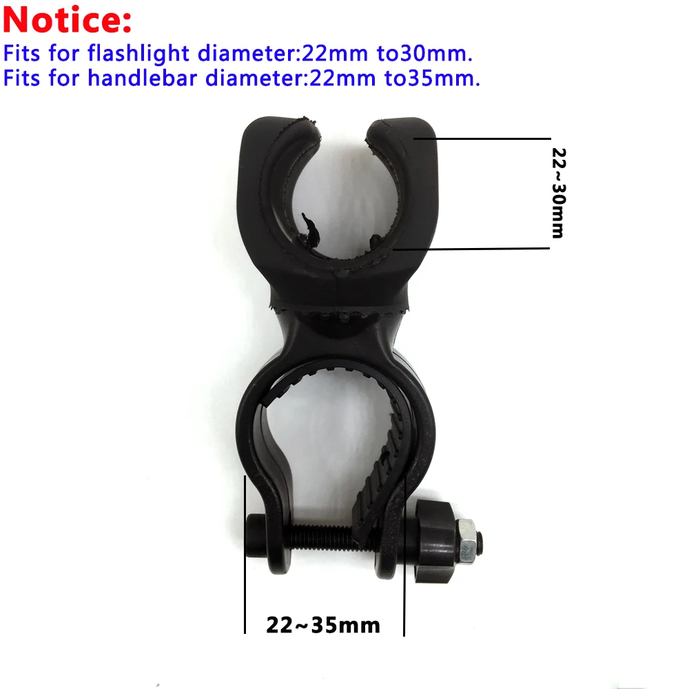 Led自転車懐中電灯ホルダー,懐中電灯ホルダー,フロントクランプ,自転車アクセサリー,新しいアップグレード360