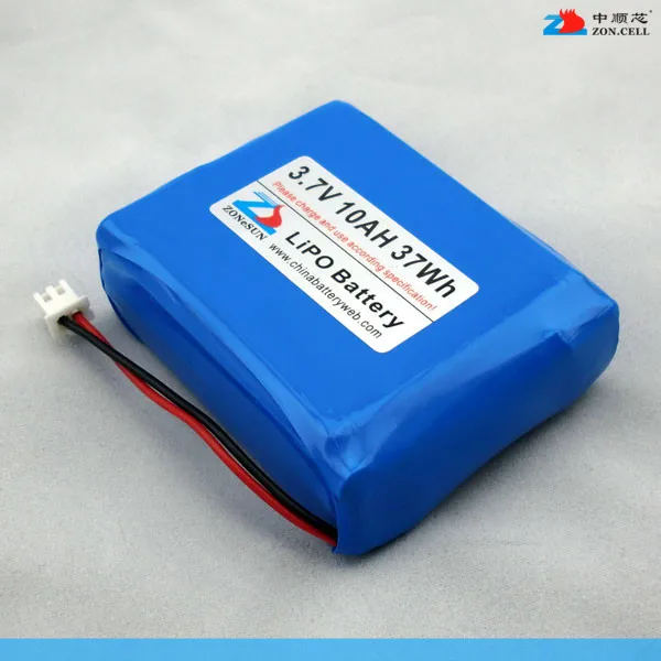 New A In the 10000mah 3.7V polymer battery 10AH emergency power supply 905555*3 xenon lamp 706175 Rechargeable Li-ion Cell