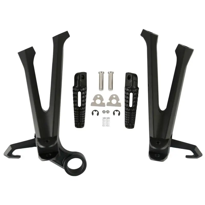 Motorcycle Rear Foot Pegs Footrest Bracket For Suzuki GSXR 600 750 2011-2023 2012 Passenger