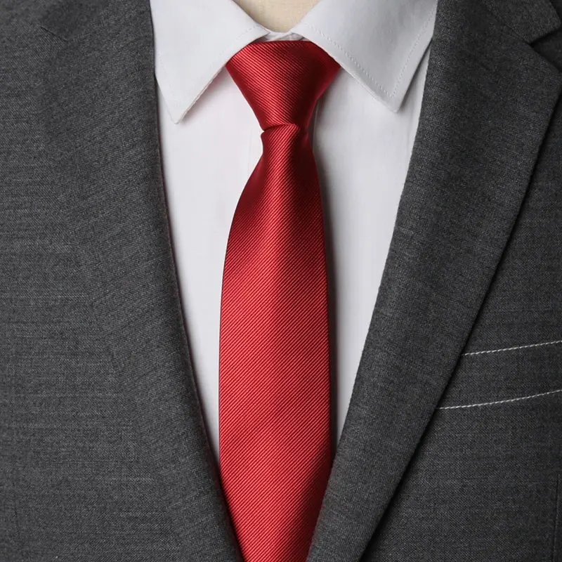 Männer Krawatte Reißverschluss Faule Krawatte Fashion Solid 6 cm Krawatten Business für Mann Gravatas Taschentuch Bowtie Herren Hochzeit Hemd Zubehör