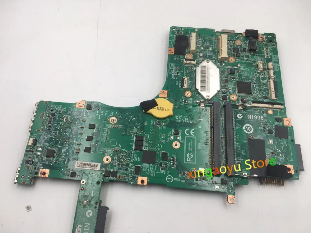 For MSI GT60 Laptop Motherboard MS-16F3 MS-16F31 VER 1.0 DDR3 Non-integrated 100% Test OK