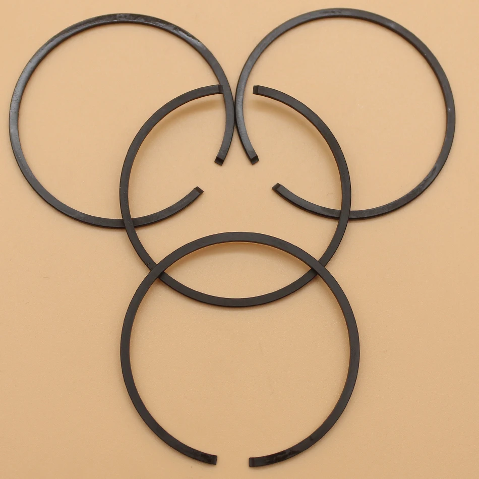 4 Cái/lốc Piston Nhẫn Bộ Husqvarna 61 262 261 265RX 165RX Jonsered 2065 2165 Xăng Cưa (48 Mm X 1.5 Mm)