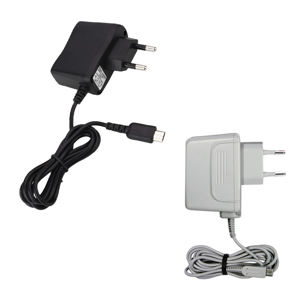 50PCS Console adapter charger EU Plug Charger Cable AC Adapter Power Supply for NDSL AC fire ox power adapter