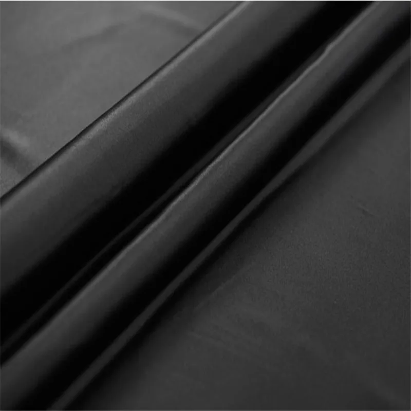 3 Meters 40 Mm Heavy Silk Crepe De Chine Fabric 100% Mulberry Silk 114 Cm Width Black Natural White Colors Sample Testing