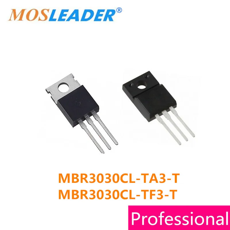 

Mosleader 50 шт. TO220 MBR3030CL-TA3-T TO220F MBR3030CL-TF3-T MBR3030CL высокое качество