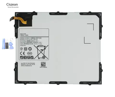 1x 7300mAh EB-BT585ABE Replacement Battery For Samsung Galaxy Tablet Tab A 10.1 2016  T580 SM-T585C  T585 T580N+ Tools