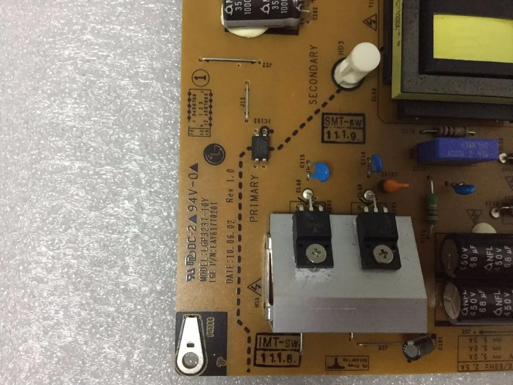 لوحة الطاقة ل SZYLIJ ، 32LE4500 ، 32LE5500 ، LGP3237-10Y ، EAY61770201 ، 100% جديد ، في الأوراق المالية