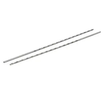 3mm di Diametro 250mm di Lunghezza HSS Rotonda Dritto Gambo Torsione Punta del trapano Utensile di Foratura 2 pz