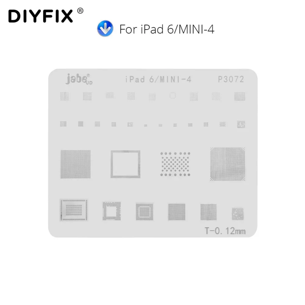 Diyfix placa lógica do telefone ferramenta de reparo para o iphone x 8 plus para ipad placa placa placa placa placa placa placa ic chip solda net aço inoxidável