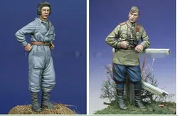 1/35 Resin Figure Model Kits Historical military Russian TankCrew Unassembled unpainted