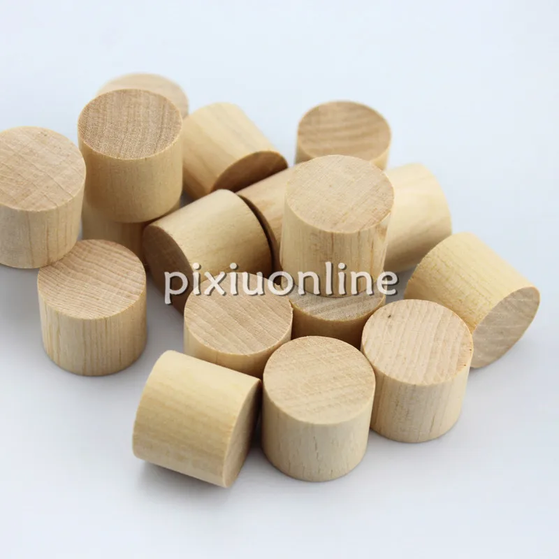 Students Use J059b Cylinder Birch Block 19*16mm DIY Creative Parts Make Chess Pieces