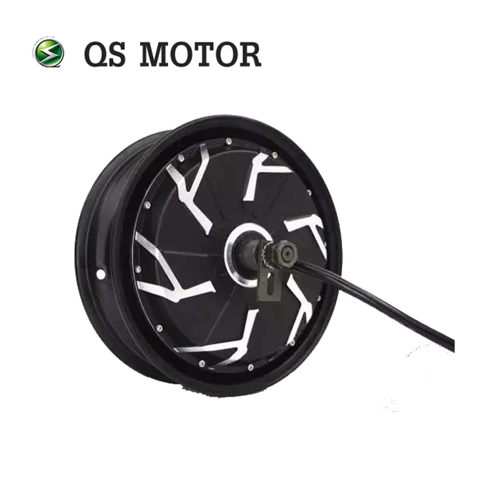 

QS motor 12*3.5inch 12000W 260 70H V4 120kph High Effective Most Power Electric Wheel BLDC Motor For Motorcycle