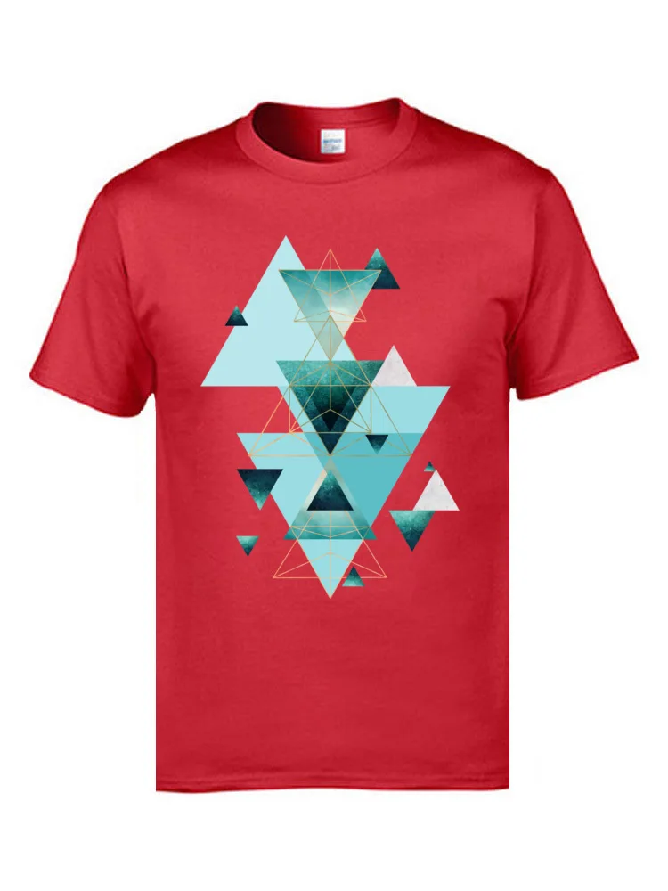 Geometric Compilation Graphic T Shirts Mens Casual Tops & Tees Simple Style Print Cheap T Shirt New Listing Short Sleeve Clothes