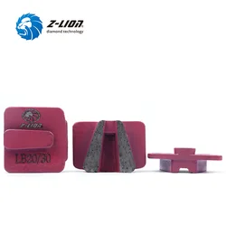 Z-LION 3pcs Metal Bond Diamond Grinding Disc Stone Concrete Floor Grinding Polishing Abrasive Tool Diamond Sanding Pads