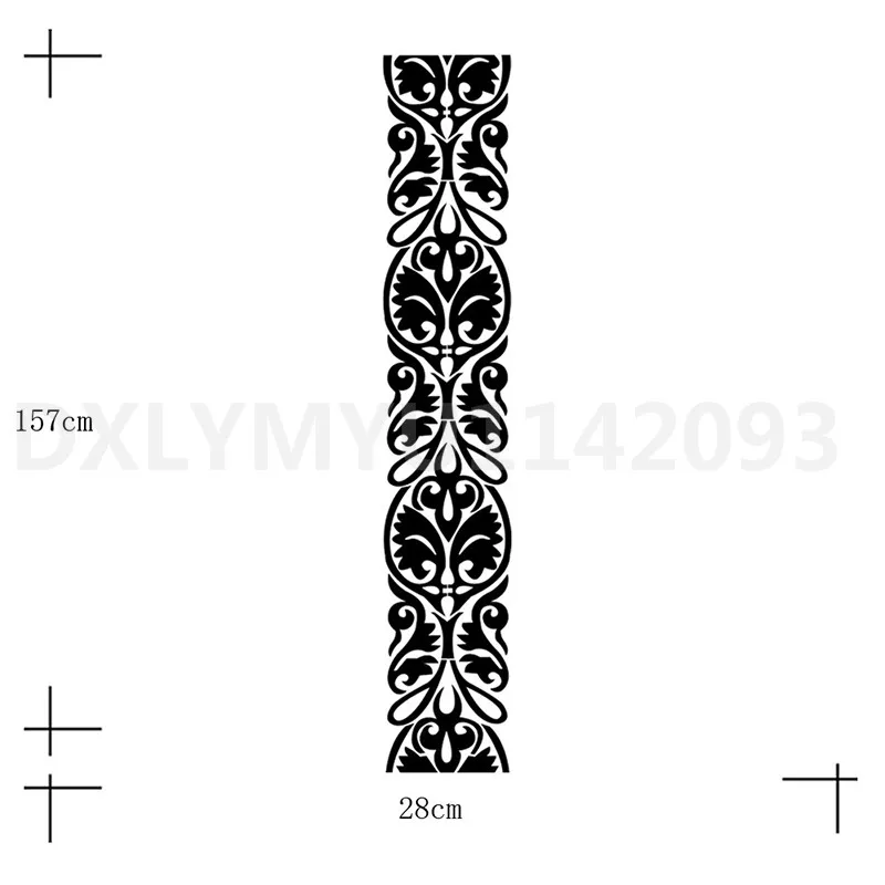 Diy 3D Mirror Wall Sticker Living Room Edge Strip Corner Line Acrylic Home Decoration Stickers for Wall Art Mural Wall Decor