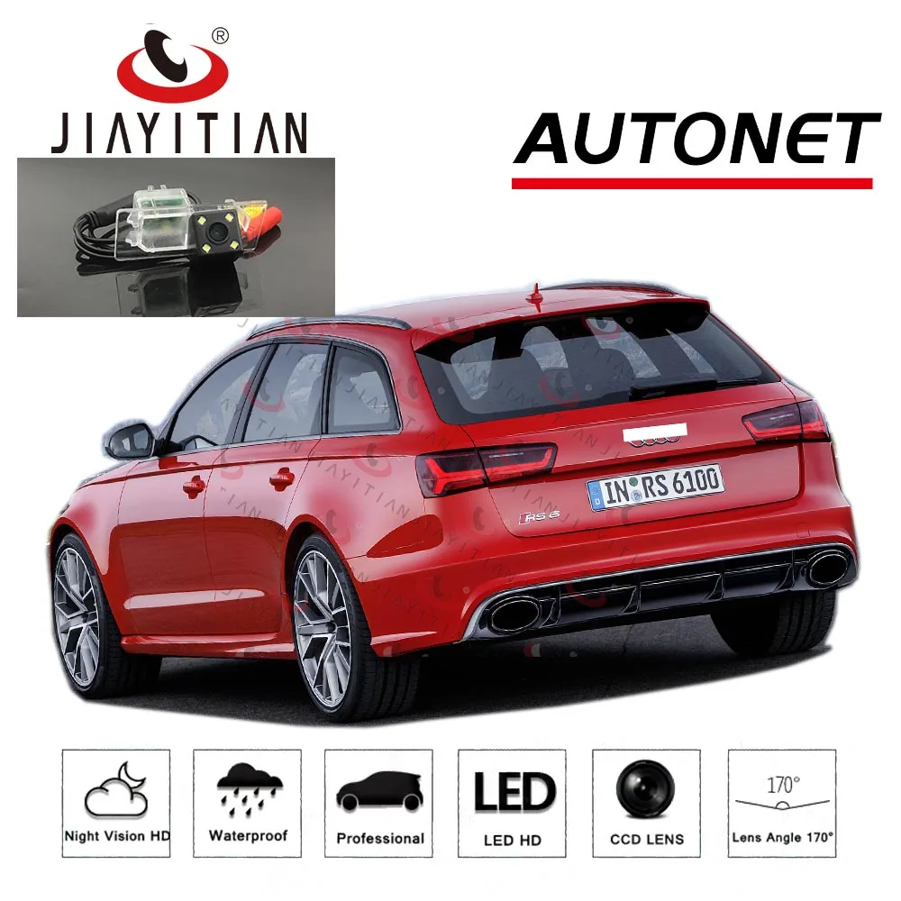 

JIAYITIAN Rear View Camera For Audi RS6 RS 6 Avant C7 4G MK3 2013~2018 CCD Night Vision Backup camera license plate camera