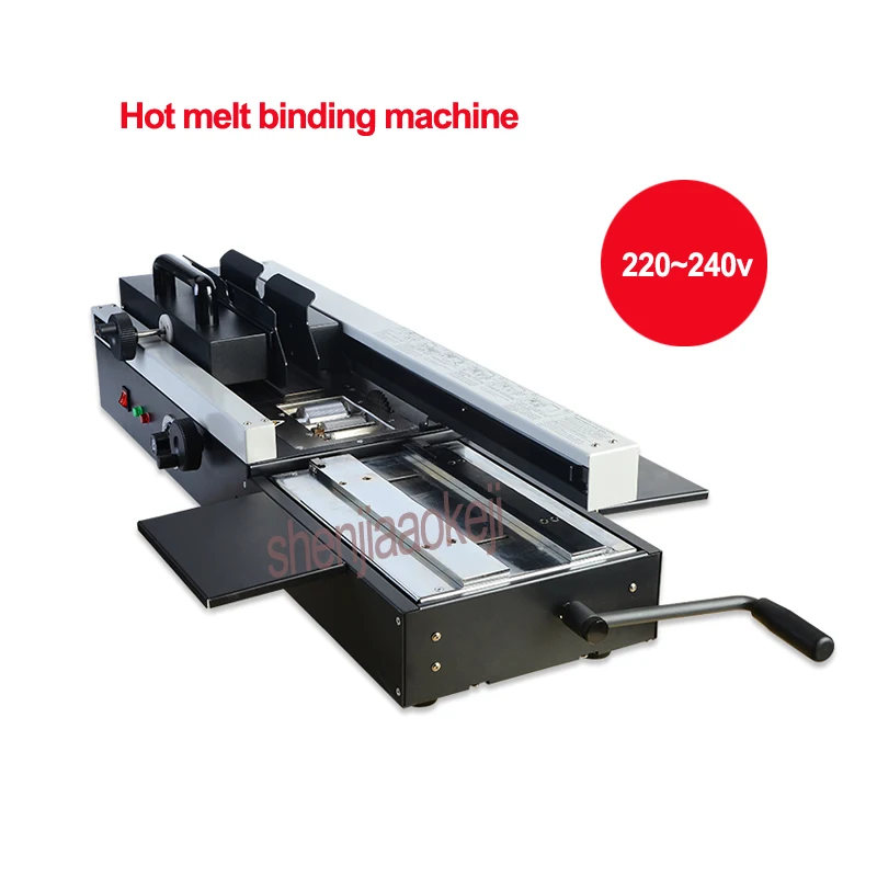 

Automatic Wireless Hot Melt Binding Machine 460A Electric Heating Hot Melt Bookbinding Machine For Graphic Shop Office Binder