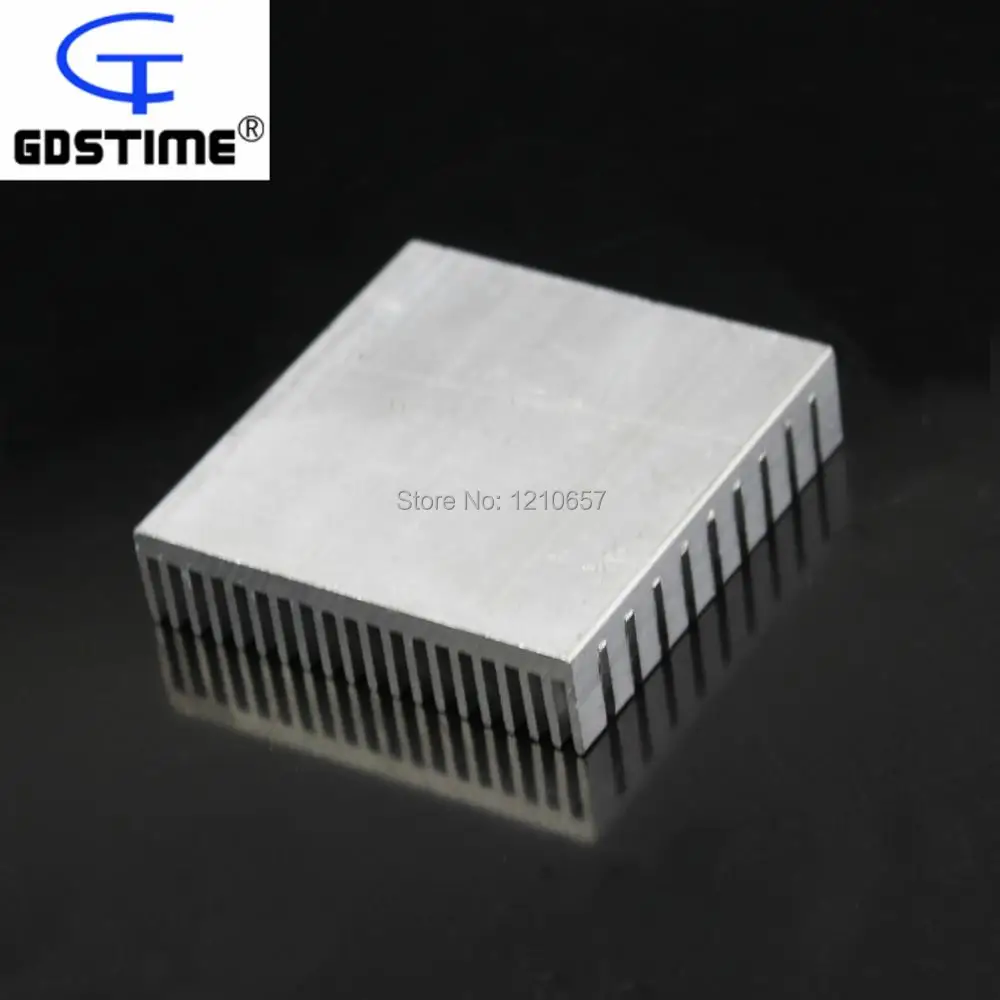 100 Pcs lot Gdstime 50mm x 48mm x 11mm Aluminum Heat Sink For PCU Router Electronic