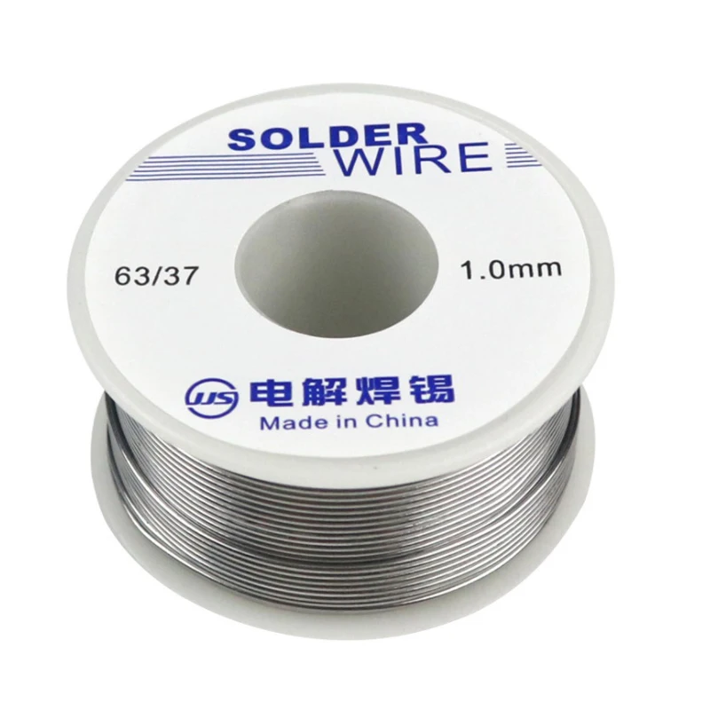 

50g/roll 63/37 FLUX 2.0% 45FT Tin Lead Tin Wire Melt Rosin Core Solder Welding Wire Roll 0.8/1.0MM