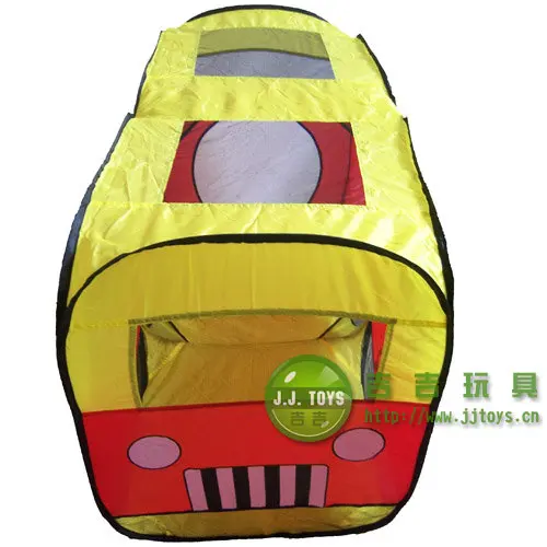 Free shipping New Child's play tent toy portable game house cartoon mini bus tent ocean ball pool Birthday gift Chrismas gift