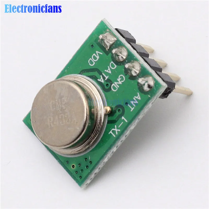 433Mhz Wireless Transmitter ASK AM FSK DC 3-12V Perfect for Arduino/ARM/AVR