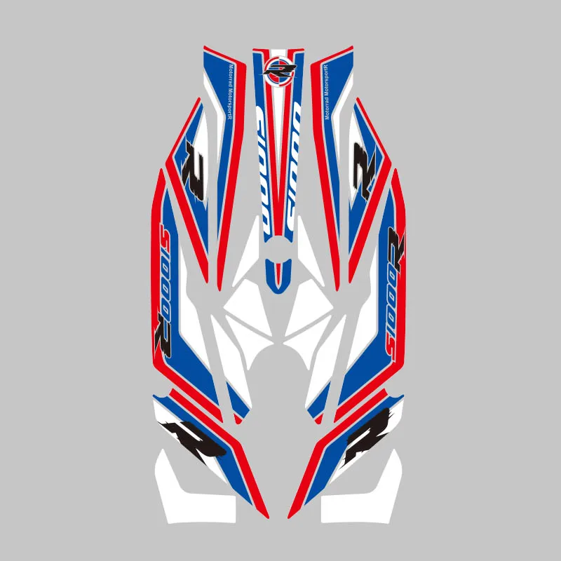 Motorcycle reflective sticker for BMW S1000RR S1000 R 2017 Motorycle Reflective 3D Gel Front Rear Tank sticker 00RR S1000 R 2017